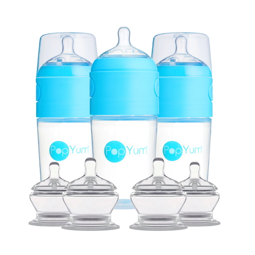 PopYum Baby Bottle - 3pcs 9oz Bottle